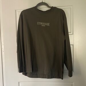 Gymshark Dark Olive Long Sleeve Top